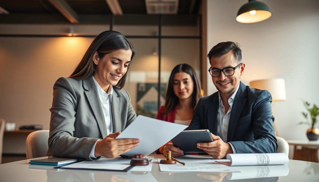 Business agreement signing